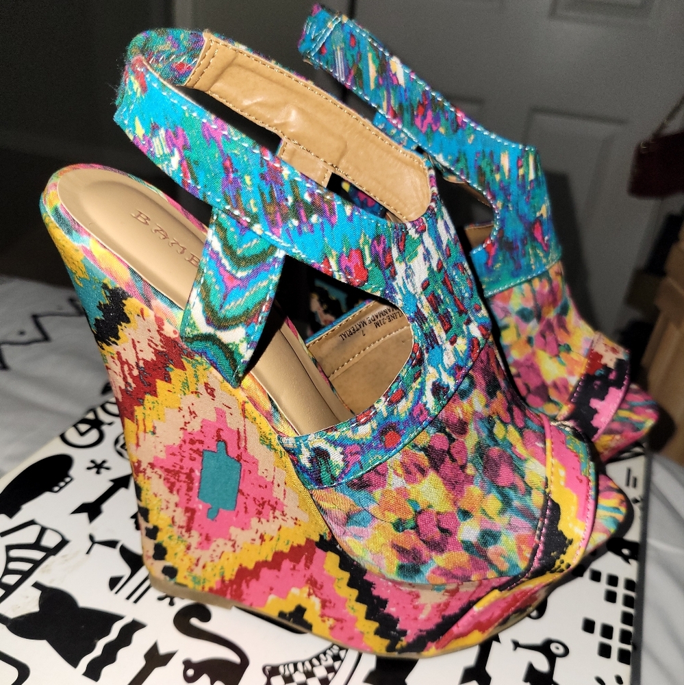 Bamboo Wedge Sandal